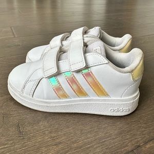 Toddler’s Adidas sneakers